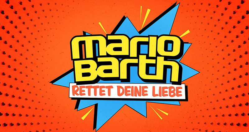 Mario Barth Werbung im Comic-Stil für TV-Show